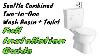 Aurora Bathroom Toilet Wc Vanity Unit Basin Sink Combination Grey Gloss 1720mm
